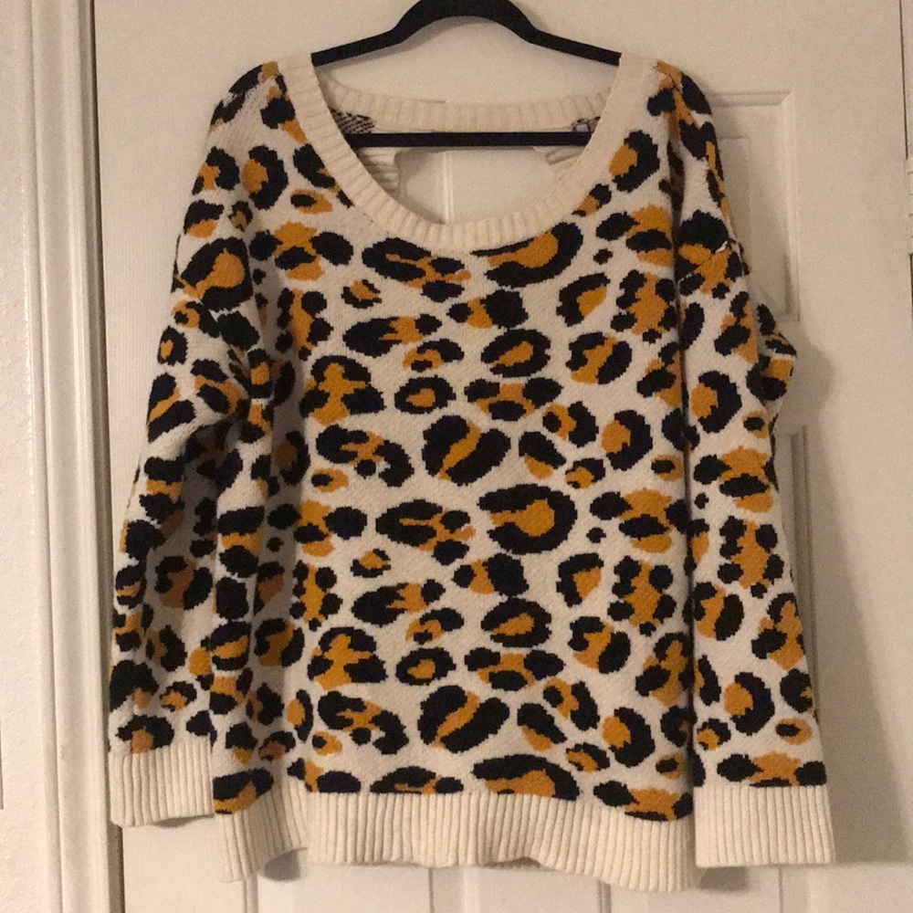Leopard Print Sweater